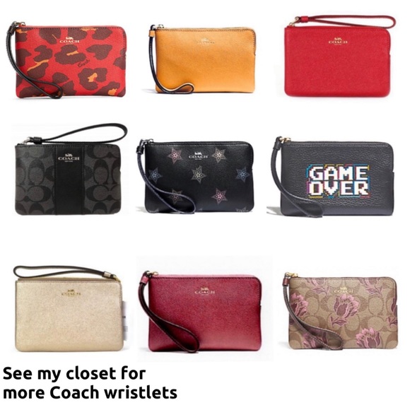 NWT Coach Leopard Print Wristlet - Picture 4 of 8